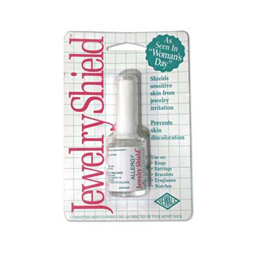Allergy Jewelry Shield - Paint-On Protective Barrier - Includes Brush, 0.5 Ounces