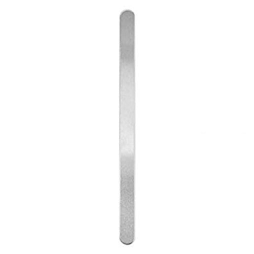 ImpressArt Soft Strike Stamping Blank, Bracelet Strip 3/8 x 6 Inches, Aluminum (10 Pieces)