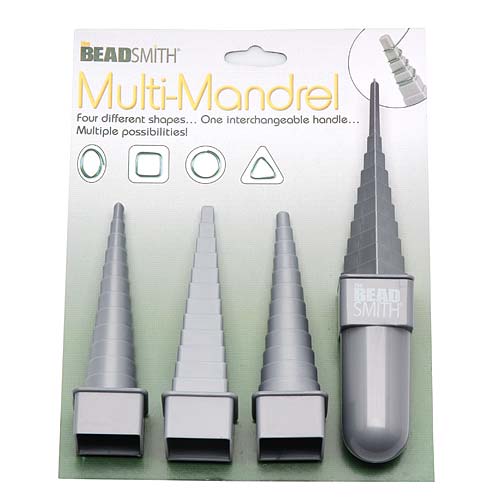 The Beadsmith Multi Right Angle Wire Mandrel - Wire Looping Tool - 4 Shapes / 48 Sizes