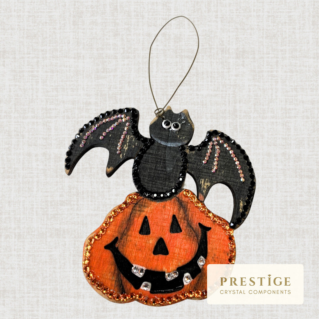 PRESTIGE Crystal Flatback Rhinestones Make Halloween Ornaments Dazzle ...
