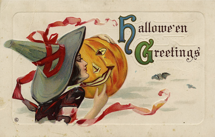 Vintage Halloween Postcards - Inspiring Images for Jewelry Design