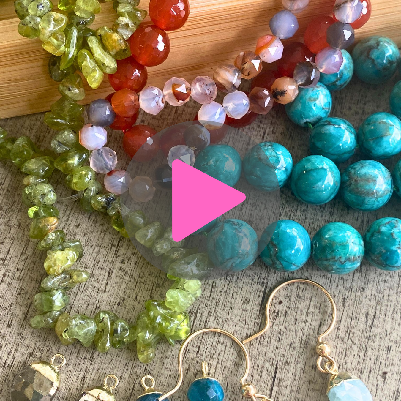 Beadaholique Live Class: How to Make Jewelry using Gemstone Beads featuring New Arrivals