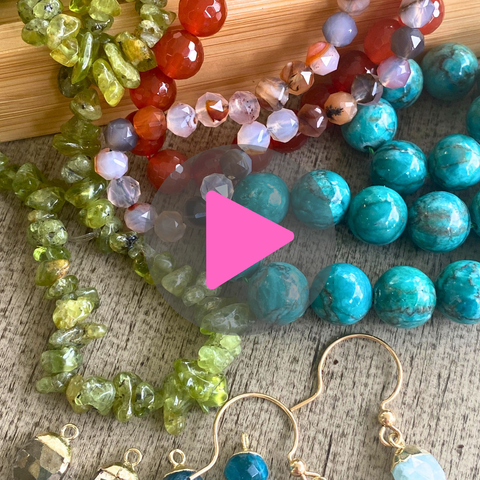 How to Make Jewelry using Gemstone Beads featuring New Arrivals