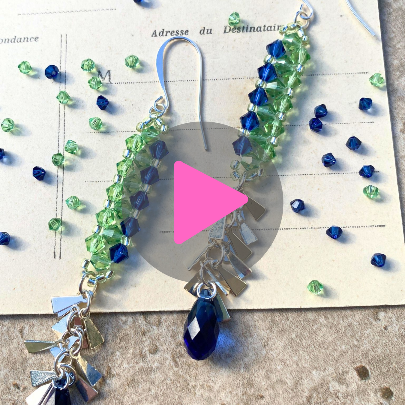 Beadaholique Live Class: Making Earrings with New Colors of PRESTIGE Crystal