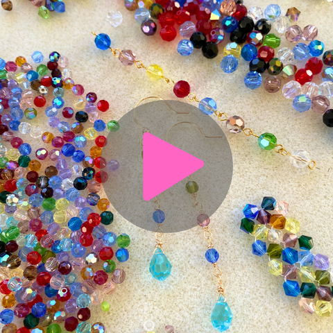 Making Jewelry with Sparkle Kitty's Crystal Bead Extravaganza Mixes