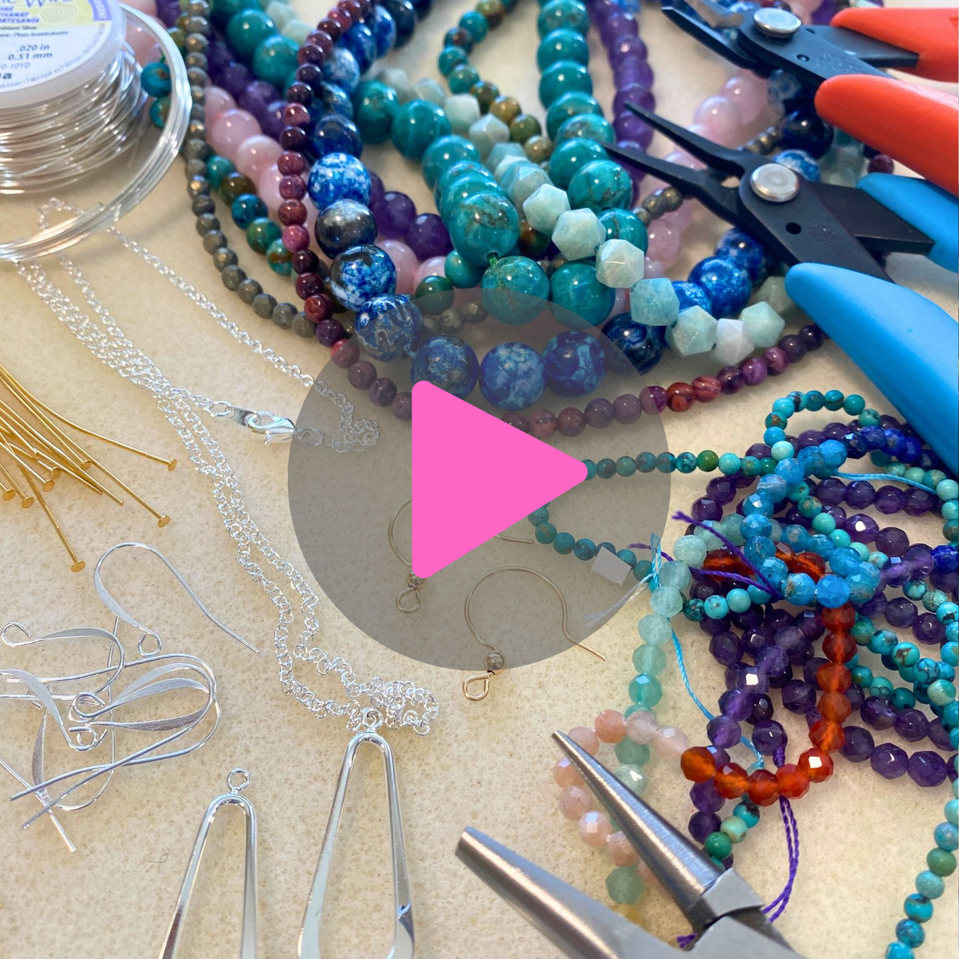 Beadaholique Live Class: Making Jewelry with Gemstone Beads