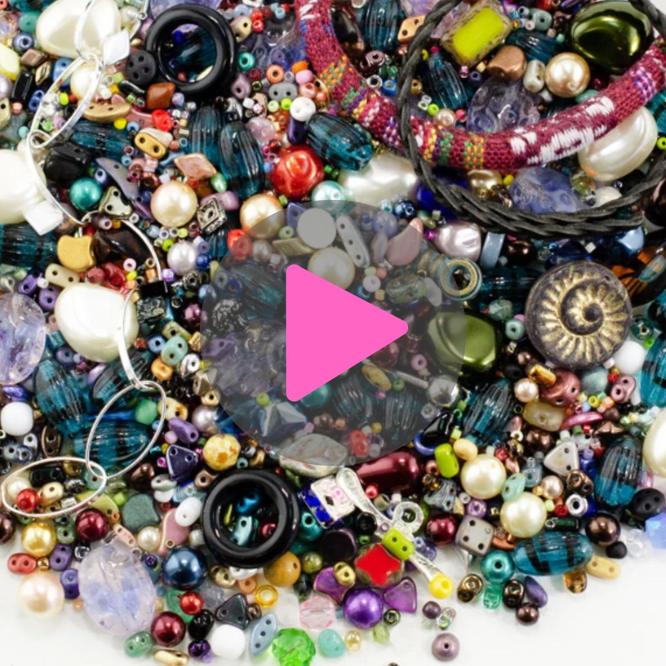 Beadaholique Live Class: Quick & Easy Jewelry with the Mr. Kitty's Big Beads Bonanza Beads Mix