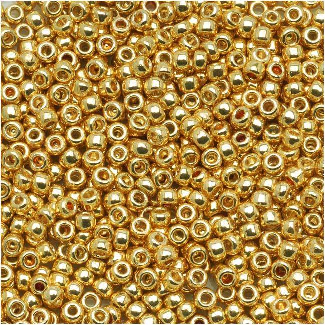 144pcs 14 colors 10mm High Light gold receptacle colorful pearl