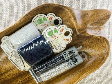 Kumihimo Bracelet Kit #7 - Midnight Harbor