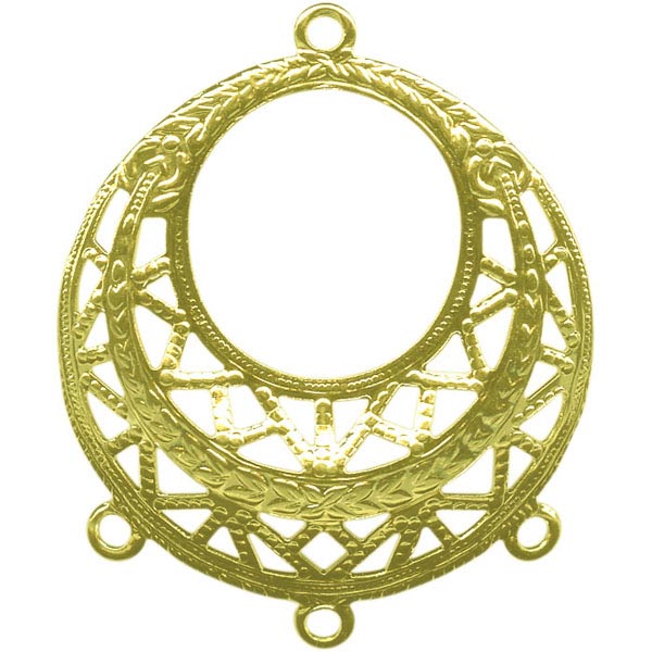 Brass Filigree, Round