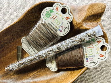 Kumihimo Bracelet Kit #13 - Vaudeville Stardust