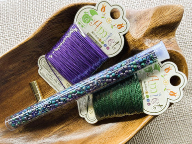 Kumihimo Bracelet Kit #14 - Cabaret Afterglow