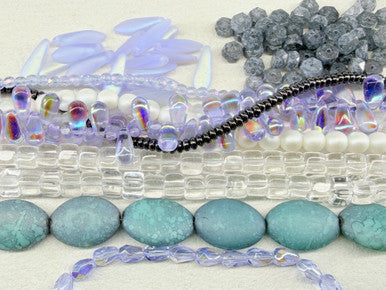 Czech Glass Bead Mix - Frozen Grotto