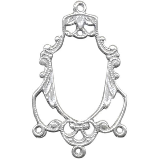 Sterling Silver Filigree, Victorian (1 Piece)