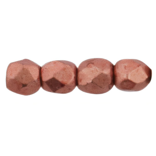 Czech Firepolish 2mm ColorTrends: Sueded Gold Lantana (50pcs)