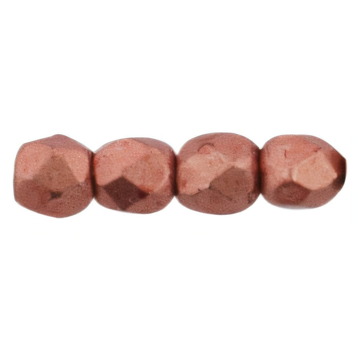 Czech Firepolish 2mm ColorTrends: Sueded Gold Lantana (50pcs)