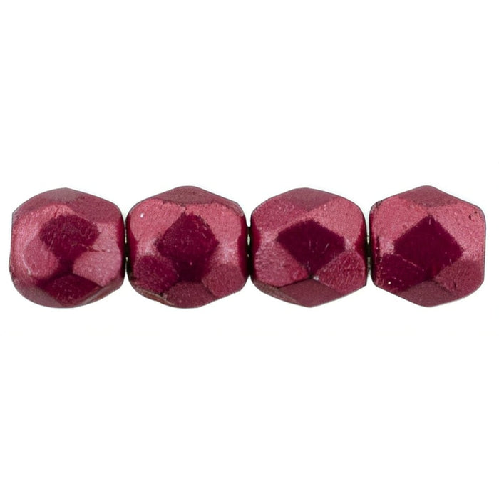 Czech Firepolish 2mm ColorTrends: Sueded Gold Lily Pad (50pcs)