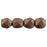 Czech Firepolish 3mm ColorTrends: Sueded Gold Ash Rose (50pcs)