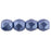Czech Firepolish 3mm ColorTrends: Sueded Gold Provence (50pcs)