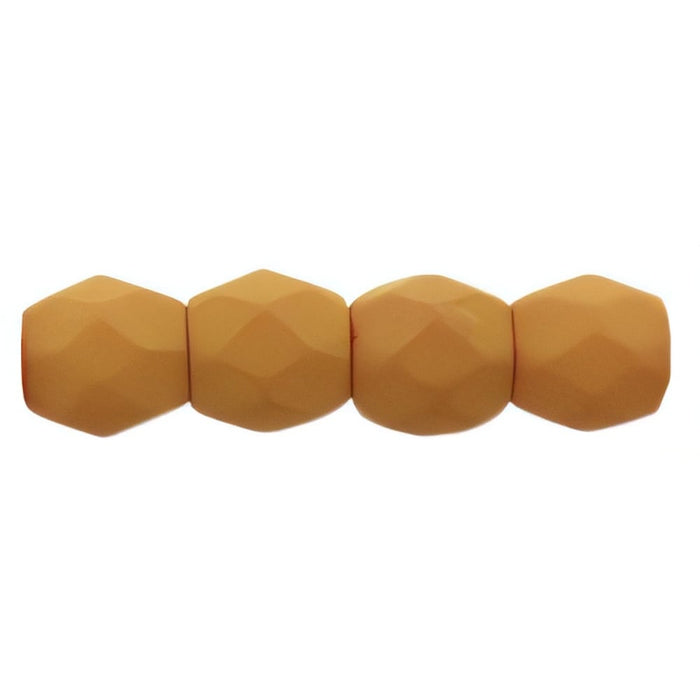 Czech Fire-Polish 3mm Saturated Pumpkin (50pcs)