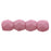Czech Fire-Polish 3mm Saturated Pink (50pcs)