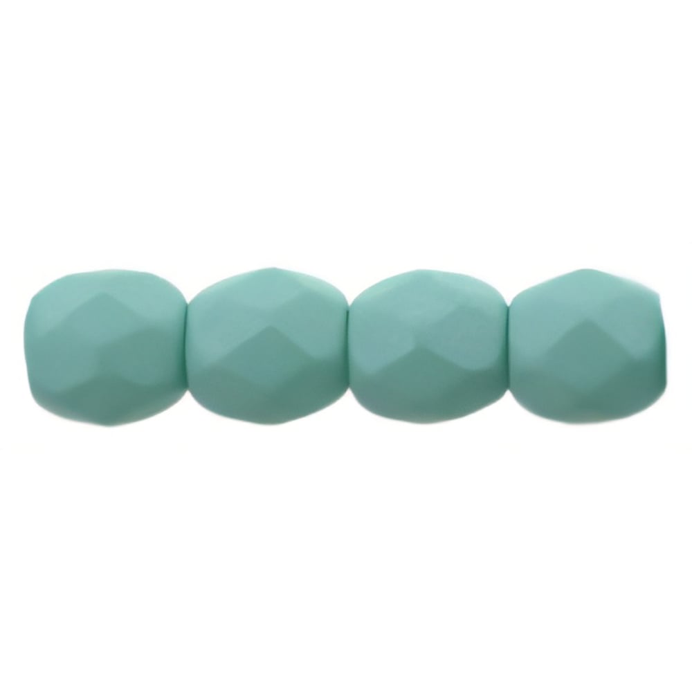 Czech Fire-Polish 3mm Saturated Teal (50pcs)