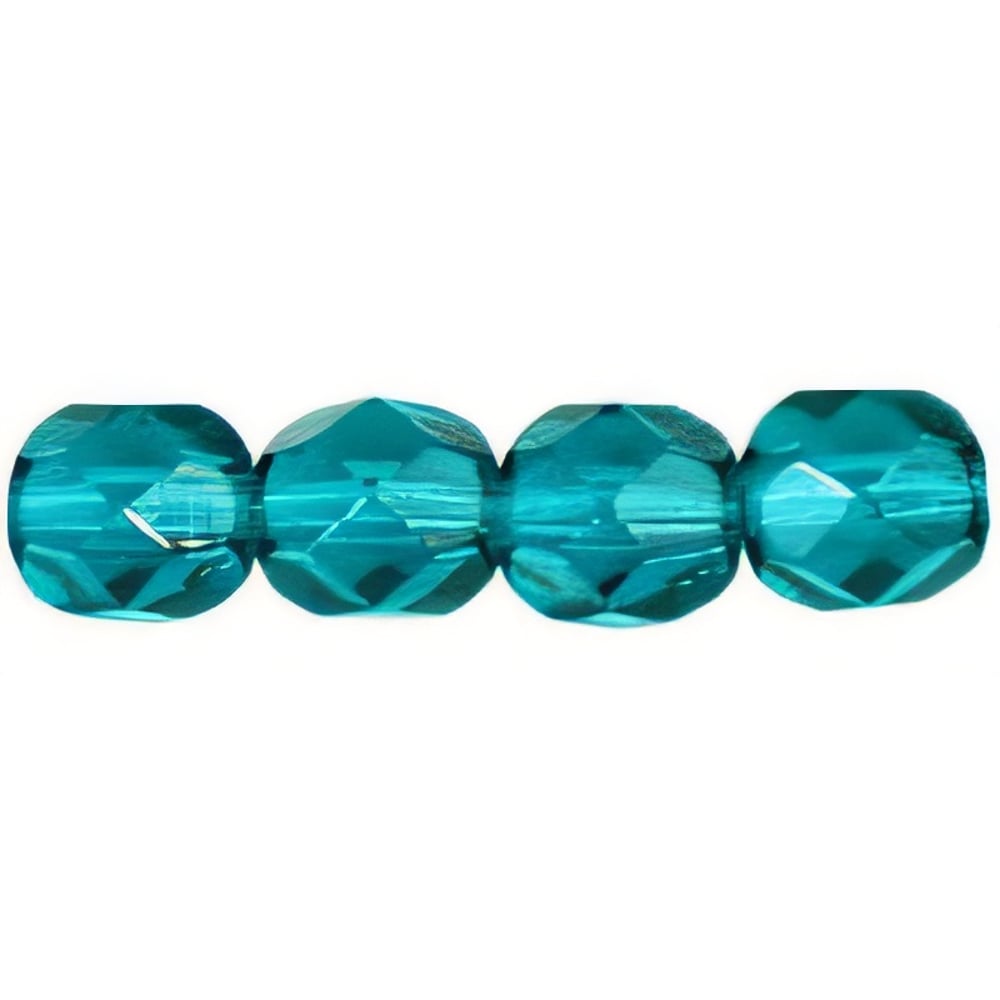 Czech Fire-Polish 3mm Viridian (50pcs)