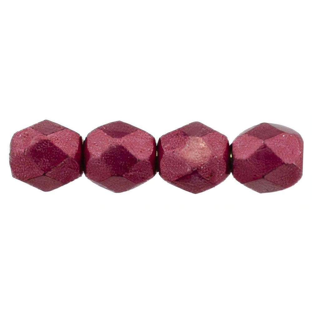 Czech Firepolish 4mm ColorTrends: Sueded Gold Lily Pad (50pcs)