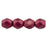 Czech Firepolish 4mm ColorTrends: Sueded Gold Lily Pad (50pcs)