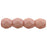 Czech Fire-Polish 4mm Saturated Peach (50pcs)