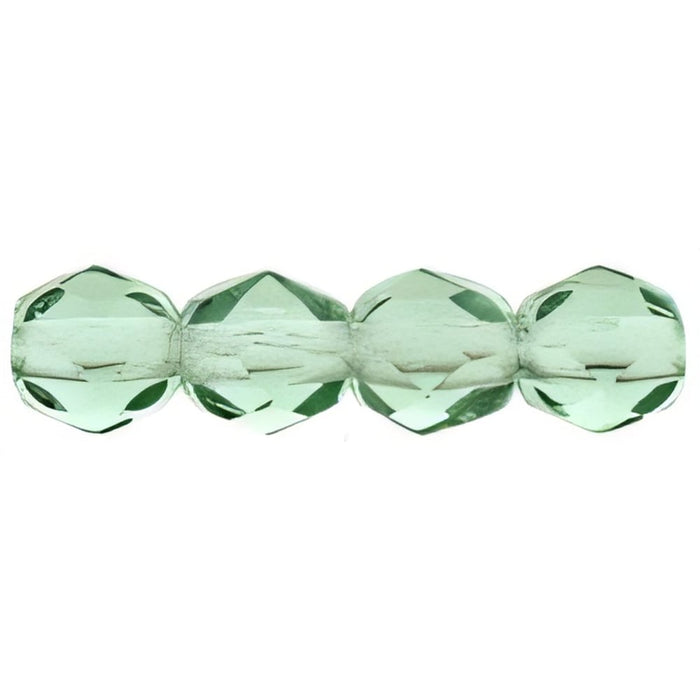 Czech Fire-Polish 4mm Prairie Green (50pcs)