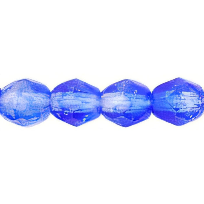 Czech Fire-Polish 4mm HurriCane Glass - Surf's Up (50pcs)