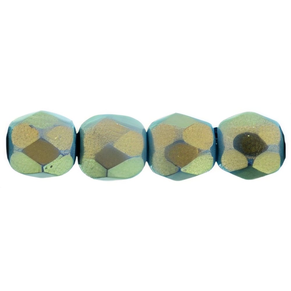 Czech Fire-Polish 4mm Halo Ethereal - Shadows (50pcs)
