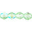 Czech Fire-Polish 4mm Peridot AB (50pcs)