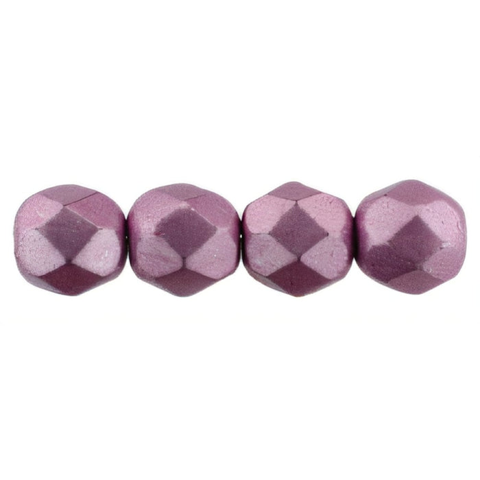 Czech Firepolish 6mm ColorTrends: Sueded Gold Orchid (25pcs)