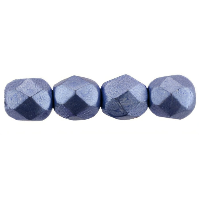 Czech Firepolish 6mm ColorTrends: Sueded Gold Provence (25pcs)