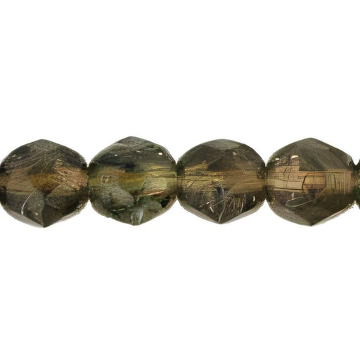 Czech Fire-Polish 6mm HurriCane Glass - Bayou (25pcs)