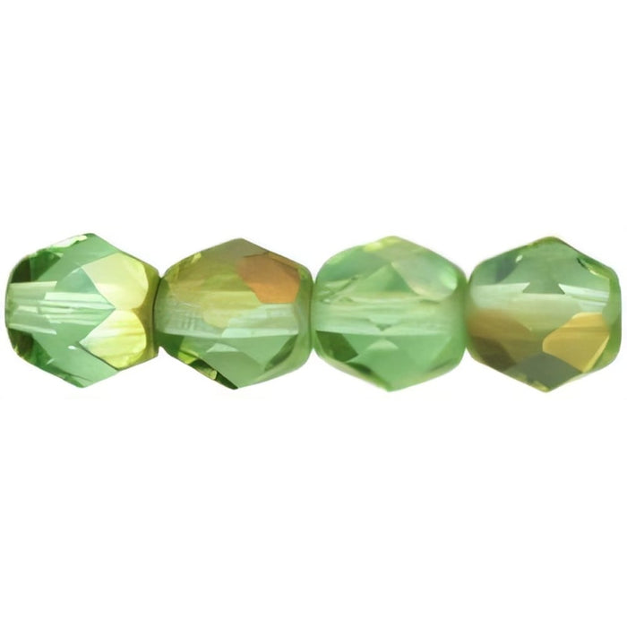 Czech Firepolish 6mm Twilight - Peridot (25pcs)