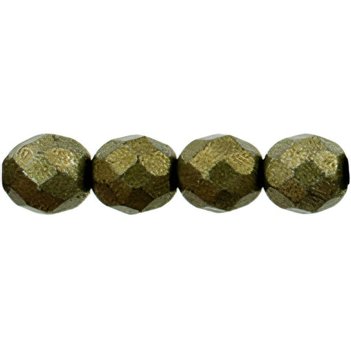 Czech Fire-Polish 8mm ColorTrends: Saturated Metallic Emperador (25pcs)