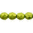 Czech Fire-Polish 8mm ColorTrends: Saturated Metallic Lime Punch (25pcs)