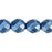 Czech Fire-Polish 8mm ColorTrends: Saturated Metallic Bluestone (25pcs)
