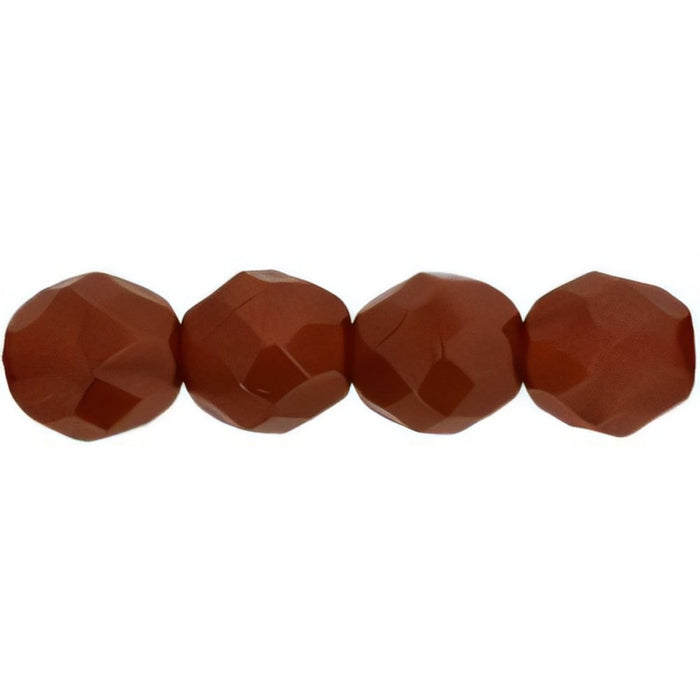 Czech Fire-Polish 8mm Milky Caramel (25pcs)