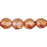 Czech Fire-Polish 8mm Luster - Transparent Topaz/Pink (25pcs)