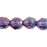 Czech Fire-Polish 8mm Luster - Transparent Denim Blue (25pcs)