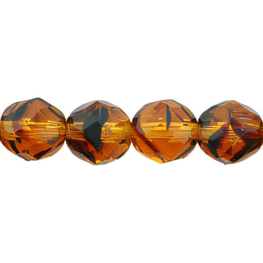 Czech Fire-Polish 8mm Lt Tortoise (25pcs)