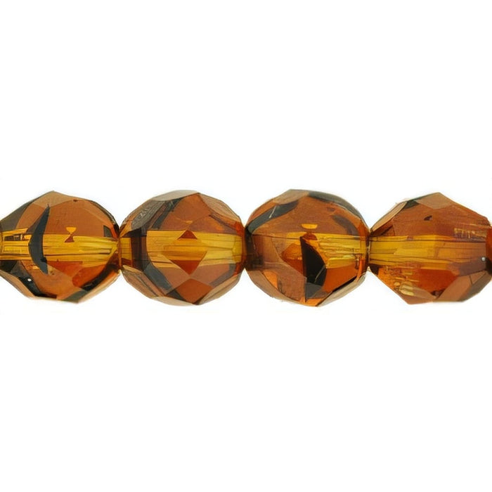 Czech Fire-Polish 8mm Tortoise (25pcs)