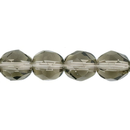 Czech Fire-Polish 8mm Black Diamond (25pcs)