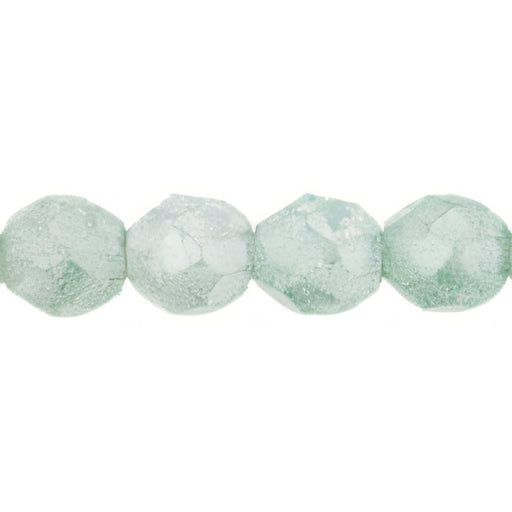 Czech Fire-Polish 8mm Luster - Stone Green (25pcs)
