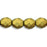 Czech Fire-Polish 8mm Matte - Metallic Aztec Gold (25pcs)