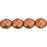 Czech Fire-Polish 8mm Matte - Metallic Copper (25pcs)